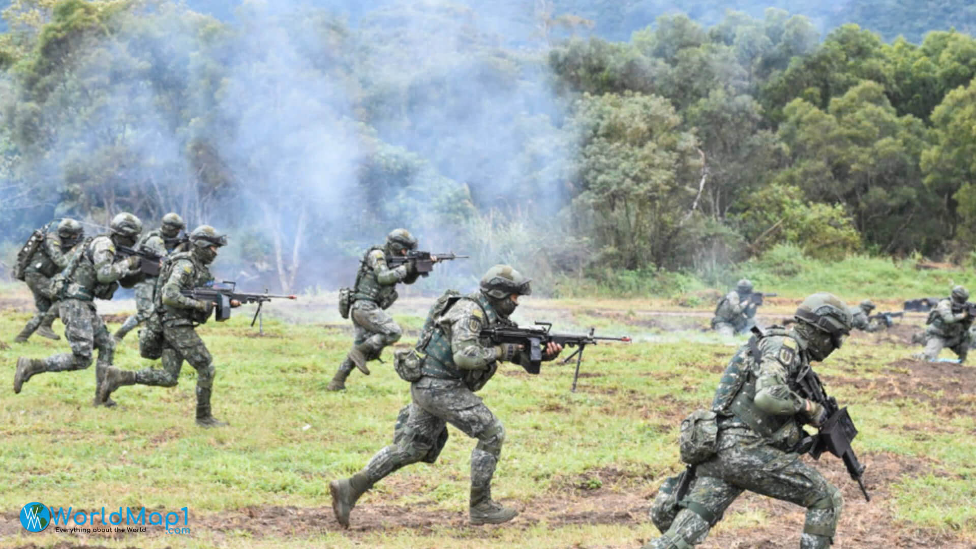Taiwan Army Drill